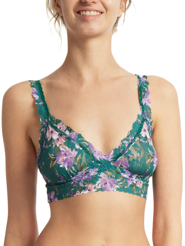 Padded Lace Bralette - Flowers In Your Hair-Hanky Panky-Over the Rainbow