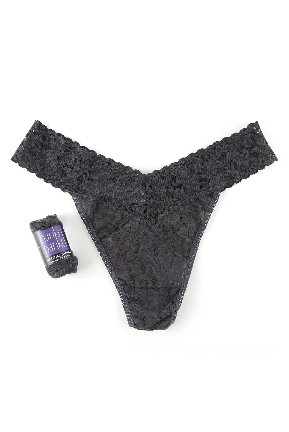 Signature Lace Original Rise Thong - Primary Colours-Hanky Panky-Over the Rainbow