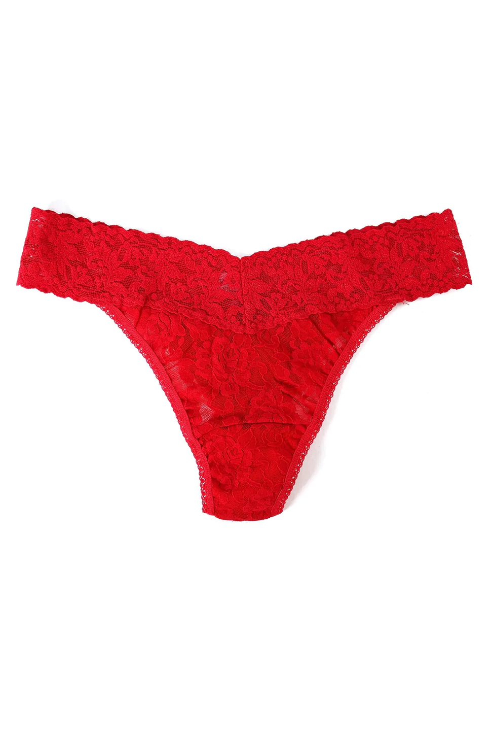 Signature Lace Original Rise Thong - Primary Colours-Hanky Panky-Over the Rainbow