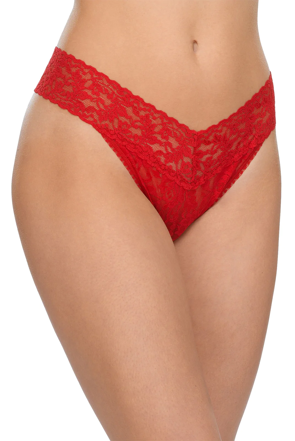 Signature Lace Original Rise Thong - Primary Colours-Hanky Panky-Over the Rainbow