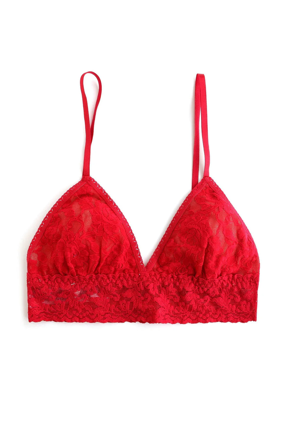 Padded Triangle Bralette - Red-Hanky Panky-Over the Rainbow