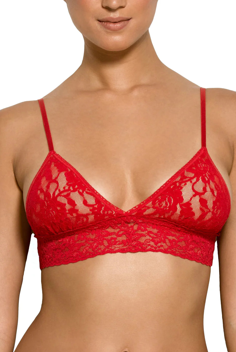 Padded Triangle Bralette - Red-Hanky Panky-Over the Rainbow