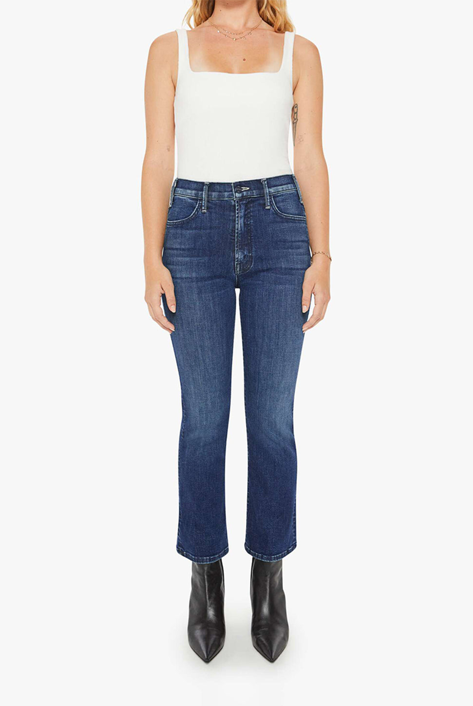 Lil' Hustler Ankle Jean - Heirloom (Petite)-Mother-Over the Rainbow