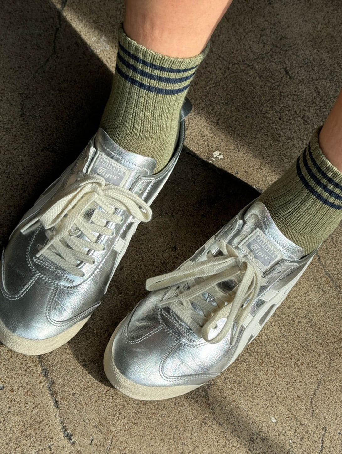 Girlfriend Socks - Sage-LE BON SHOPPE-Over the Rainbow