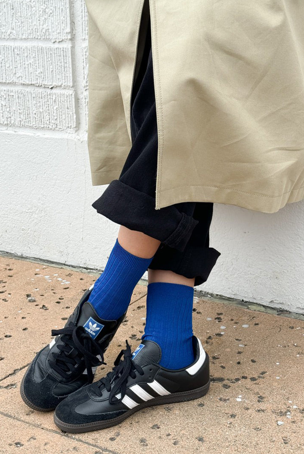 Her Socks - Cobalt-LE BON SHOPPE-Over the Rainbow