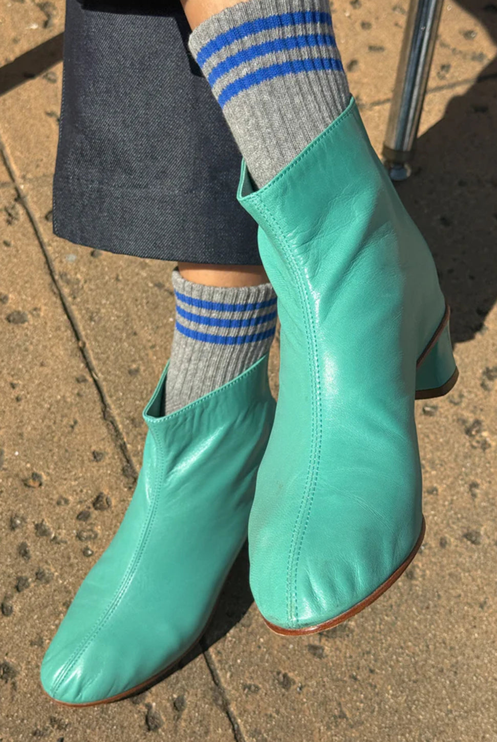 Girlfriend Socks - Grey-LE BON SHOPPE-Over the Rainbow