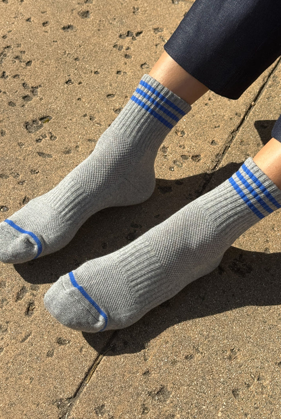Girlfriend Socks - Grey-LE BON SHOPPE-Over the Rainbow