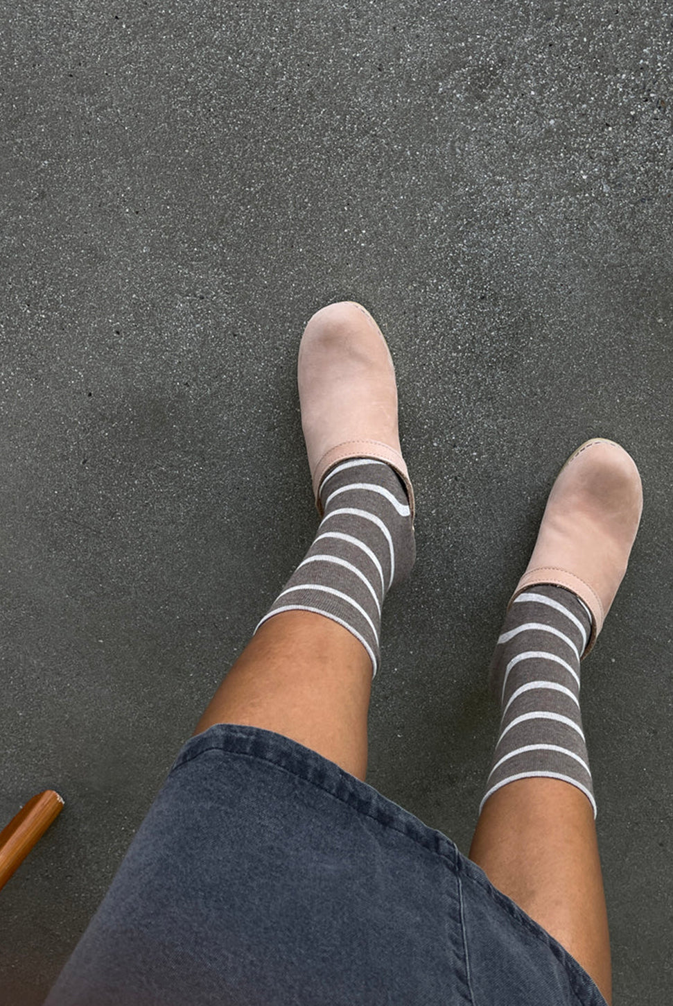 Wally Socks - Mocha-LE BON SHOPPE-Over the Rainbow