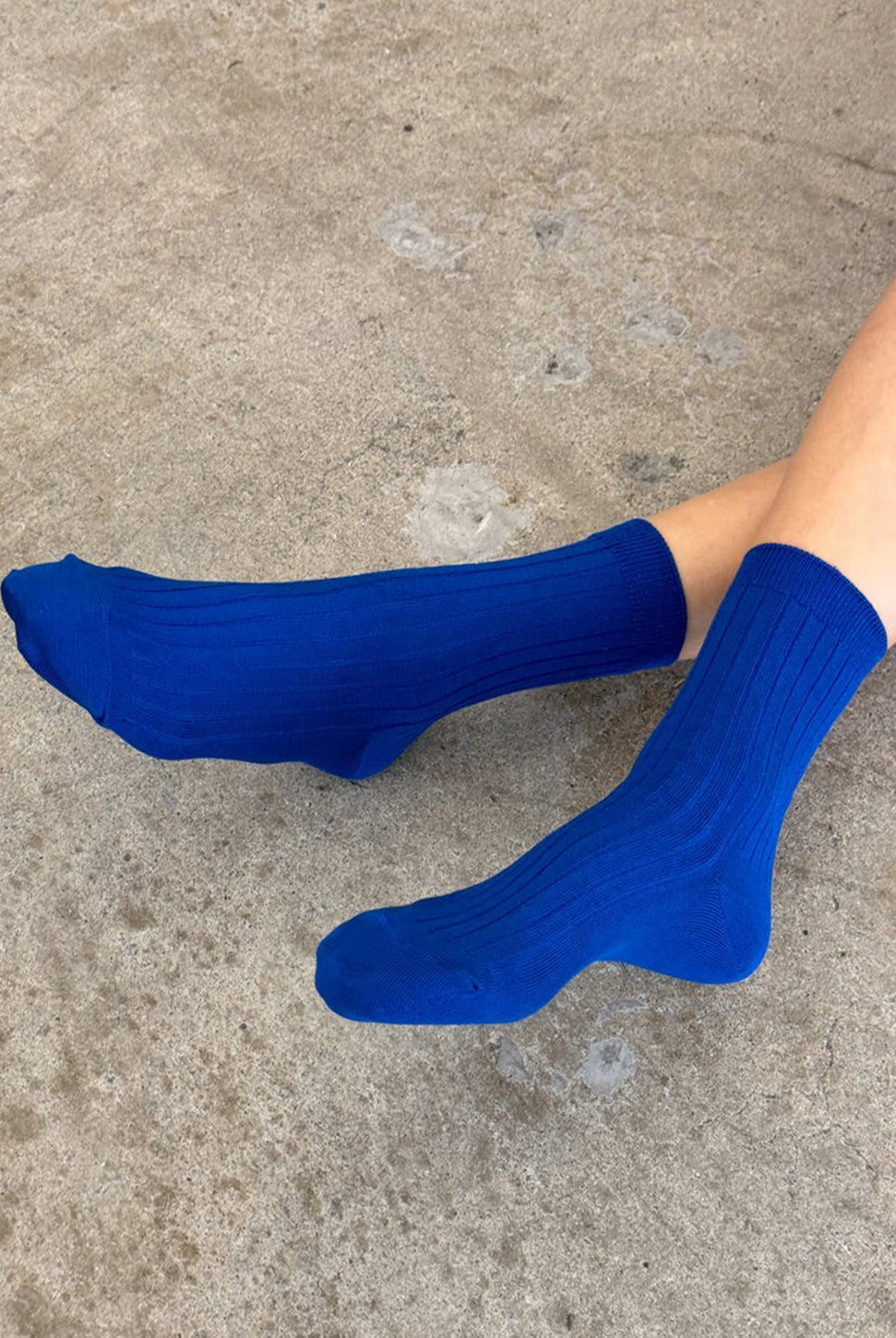 Her Socks - Cobalt-LE BON SHOPPE-Over the Rainbow