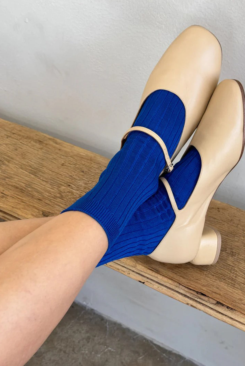 Her Socks - Cobalt-LE BON SHOPPE-Over the Rainbow