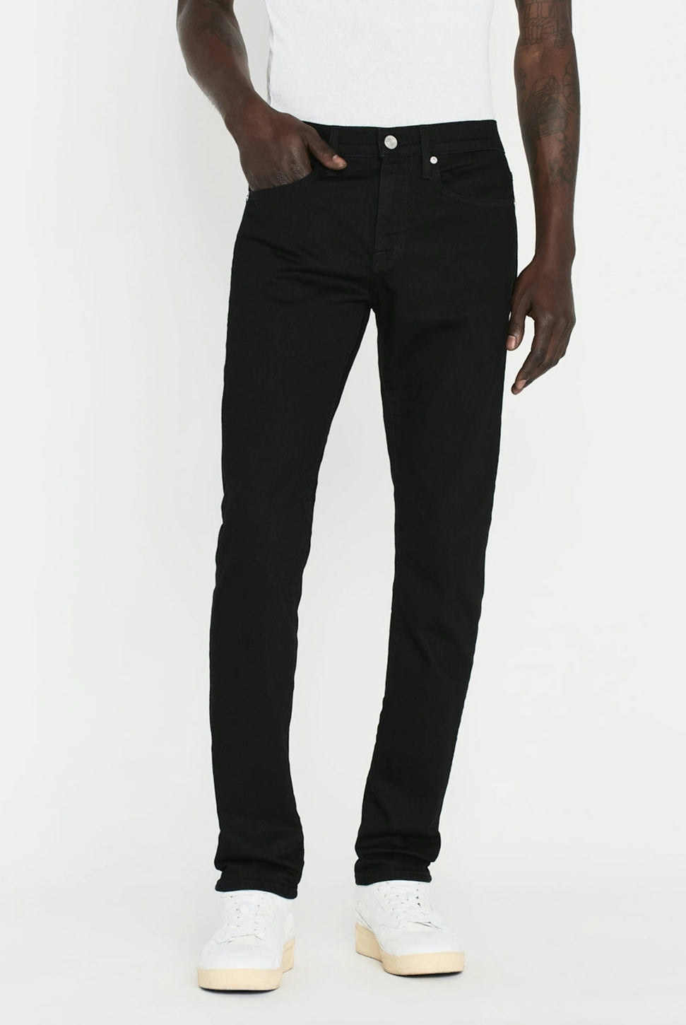 L'Homme Slim Jean - Noir-FRAME-Over the Rainbow