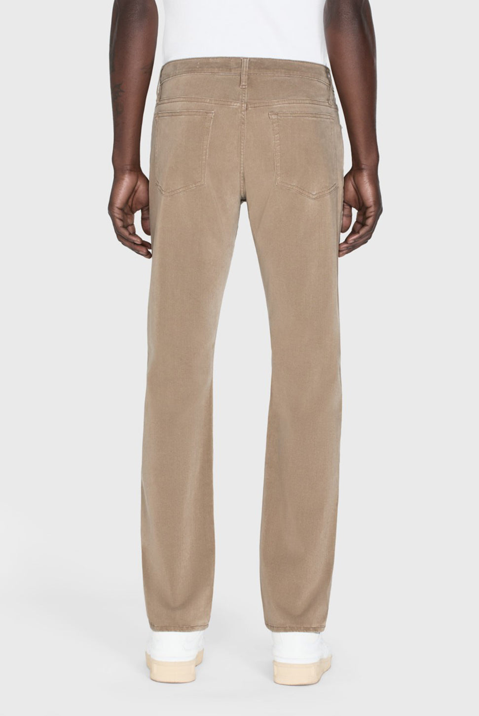 L'Homme Slim Pant - Dark Khaki-FRAME-Over the Rainbow