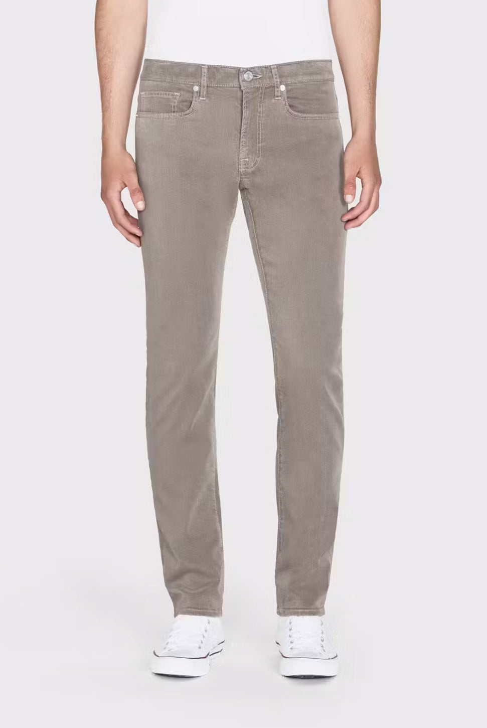 L'Homme Slim Pant - Dusty Grey-FRAME-Over the Rainbow