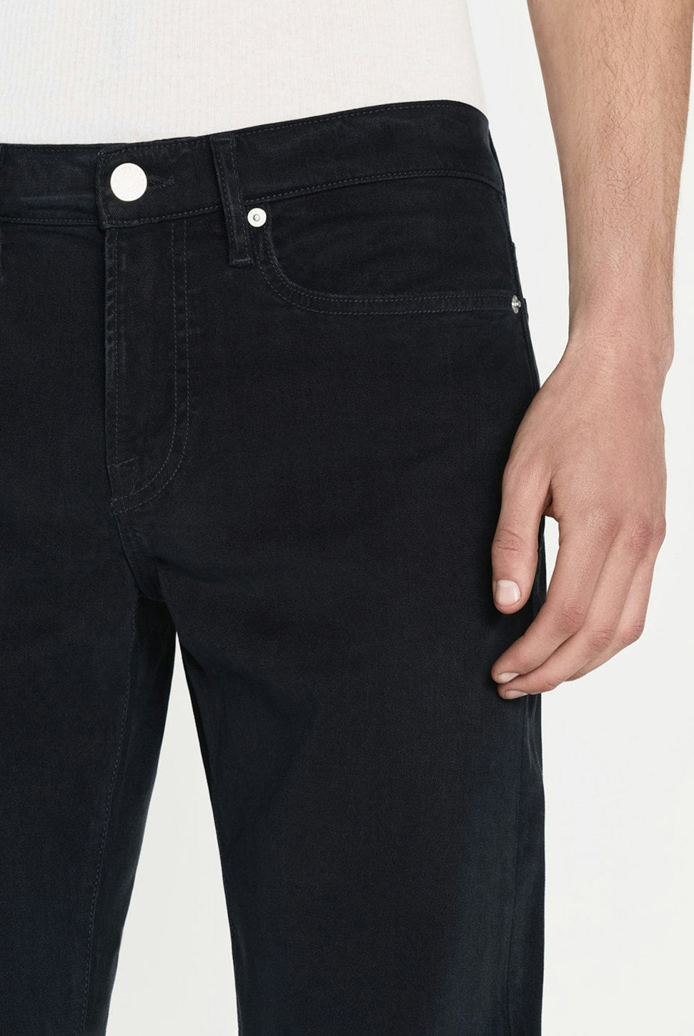 L'Homme Slim Pant - Navy-FRAME-Over the Rainbow