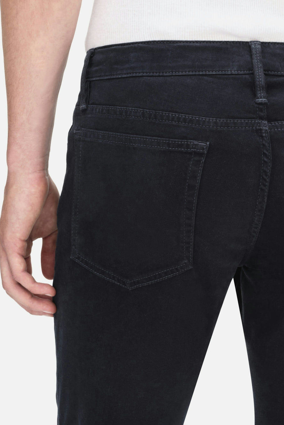 L'Homme Slim Pant - Navy-FRAME-Over the Rainbow