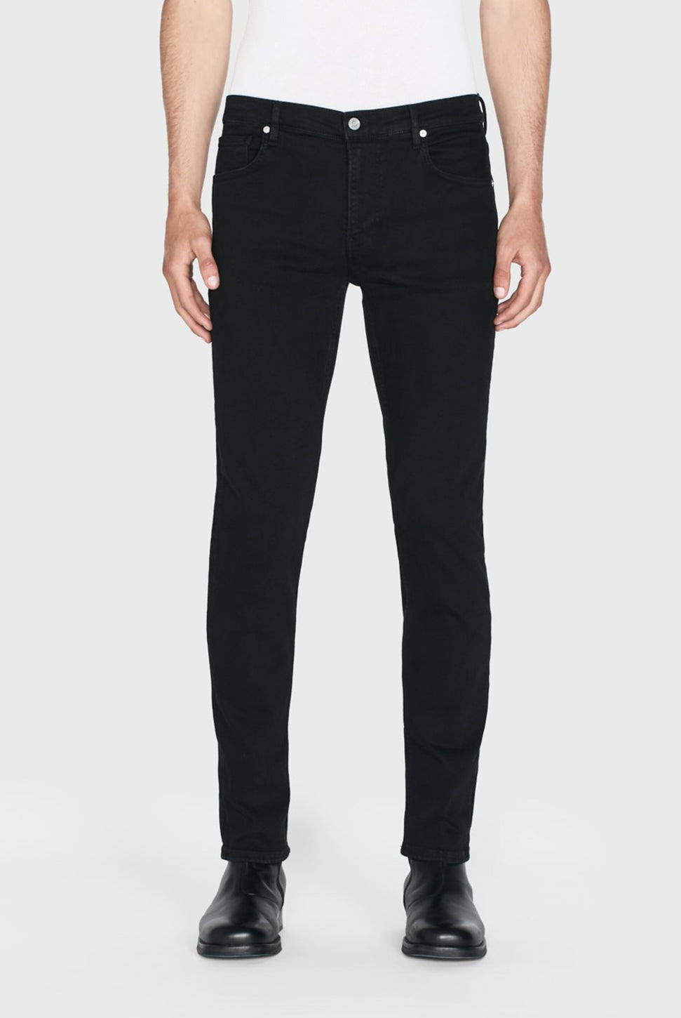 Jetset Modern Straight Jean - Black-FRAME-Over the Rainbow