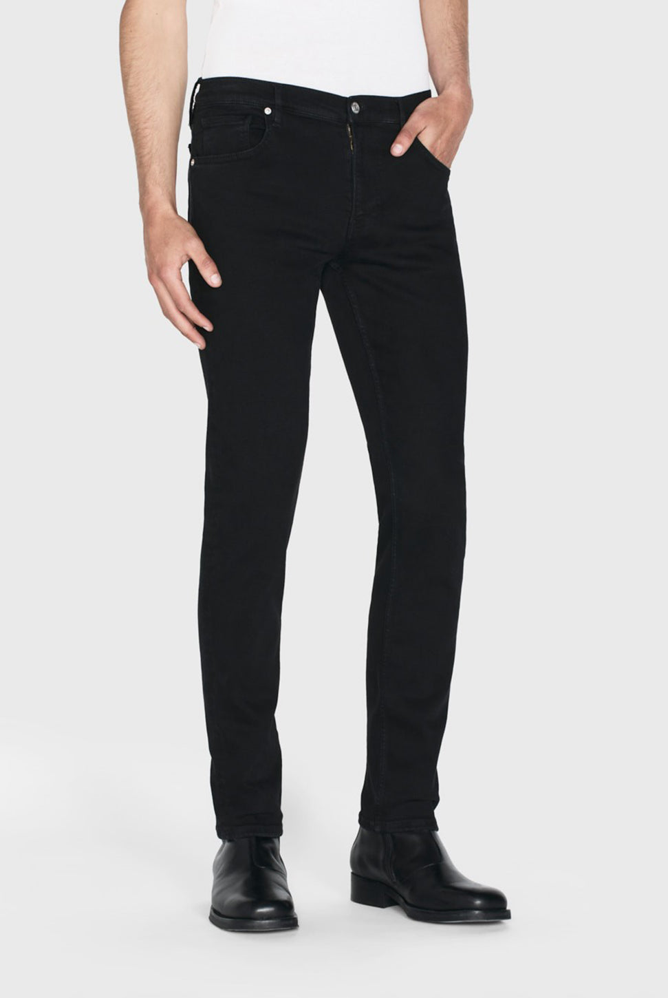 Jetset Modern Straight Jean - Black-FRAME-Over the Rainbow