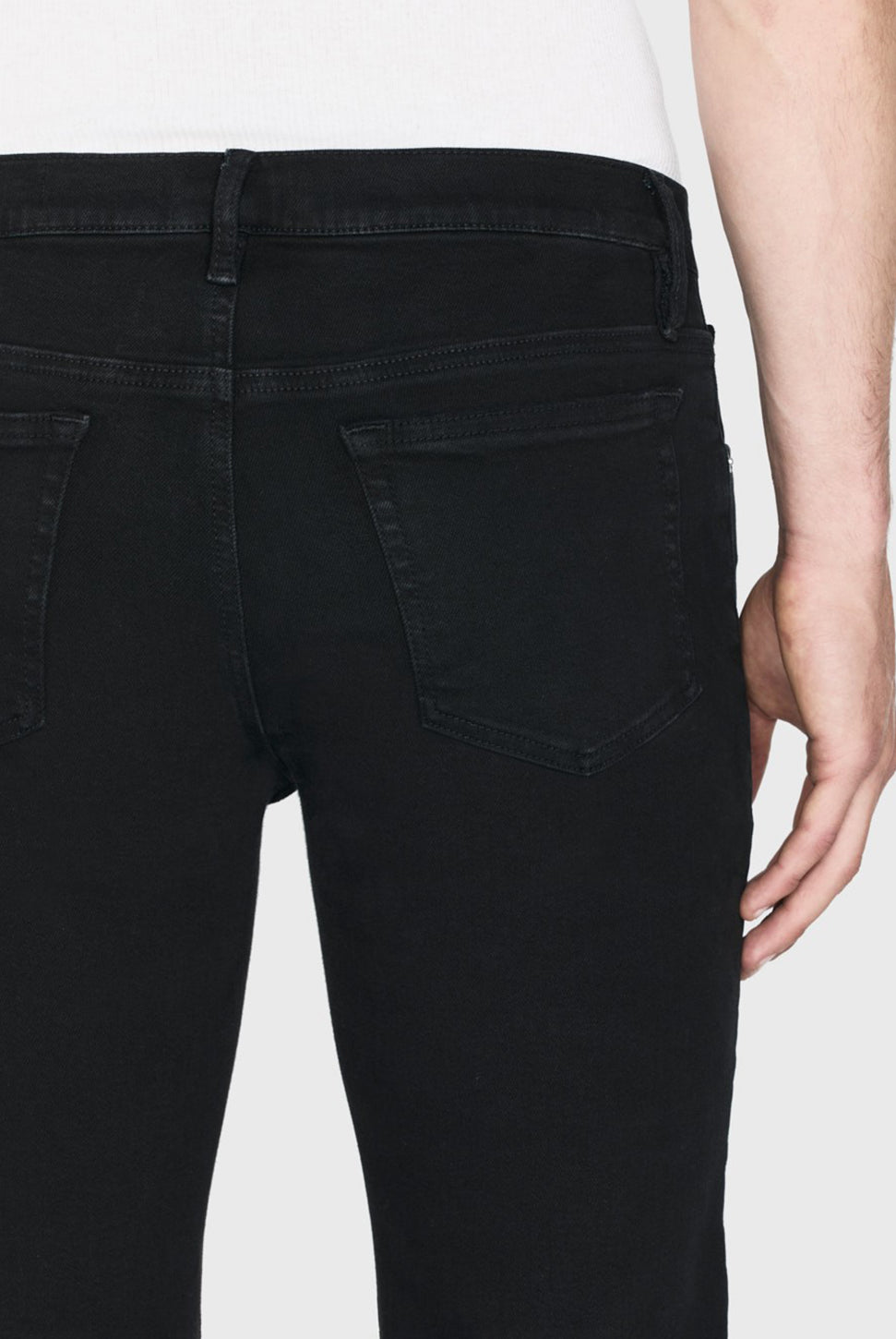 Jetset Modern Straight Jean - Black-FRAME-Over the Rainbow