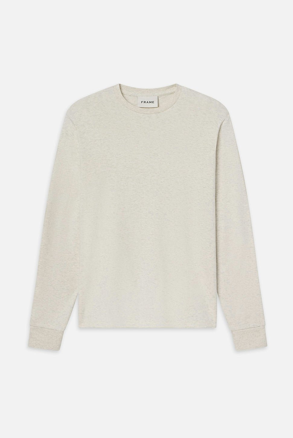 Duofold Long Sleeve Crew Top - Oatmeal Heather-FRAME-Over the Rainbow