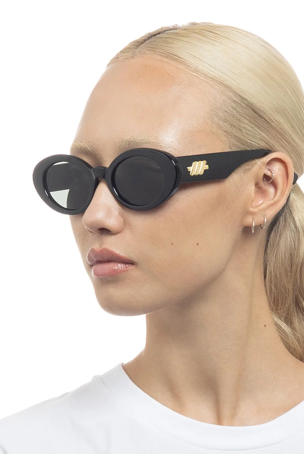 Nouveau Vie Sunglasses - Black-LE SPECS-Over the Rainbow