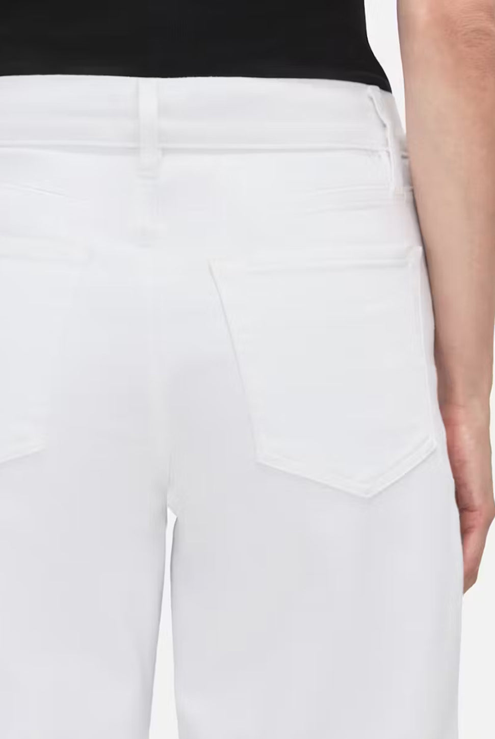 The Slim Palazzo - White-FRAME-Over the Rainbow