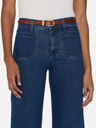 Le Slim Palazzo Modernist Pocket Jean - Loner-FRAME-Over the Rainbow
