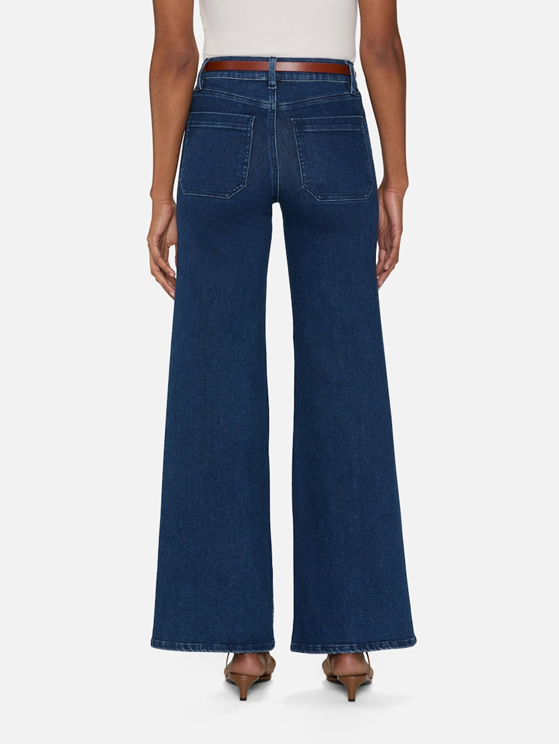 Le Slim Palazzo Modernist Pocket Jean - Loner-FRAME-Over the Rainbow