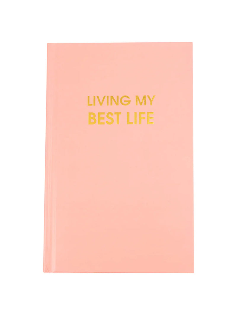 Living My Best Life Journal-CHEZ GAGNE LETTERPRESS-Over the Rainbow