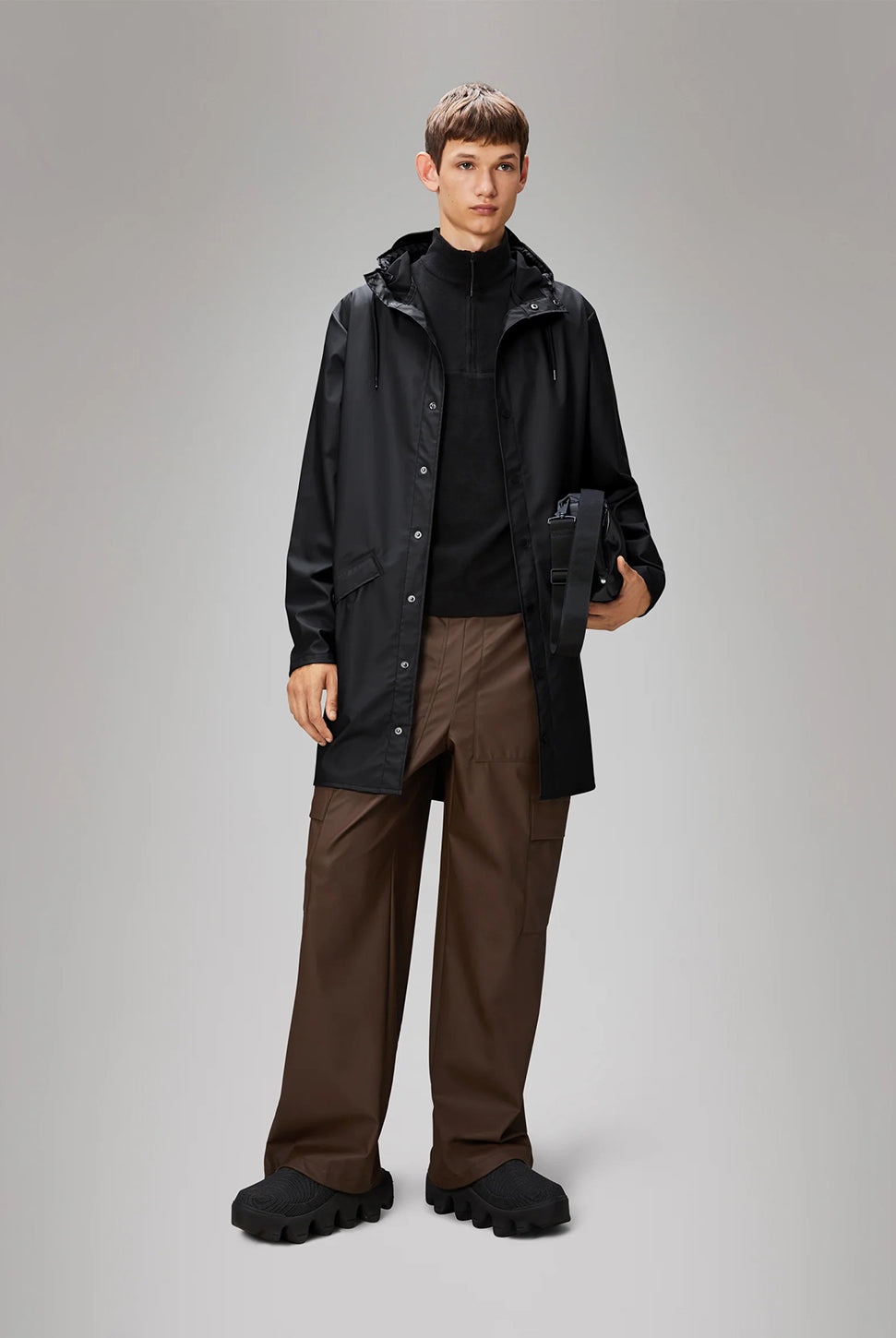 Long Jacket - Black-Rains-Over the Rainbow