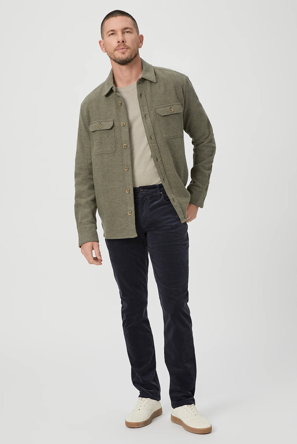 Lennox Corduroy Pant - Deep Anchor-Paige-Over the Rainbow