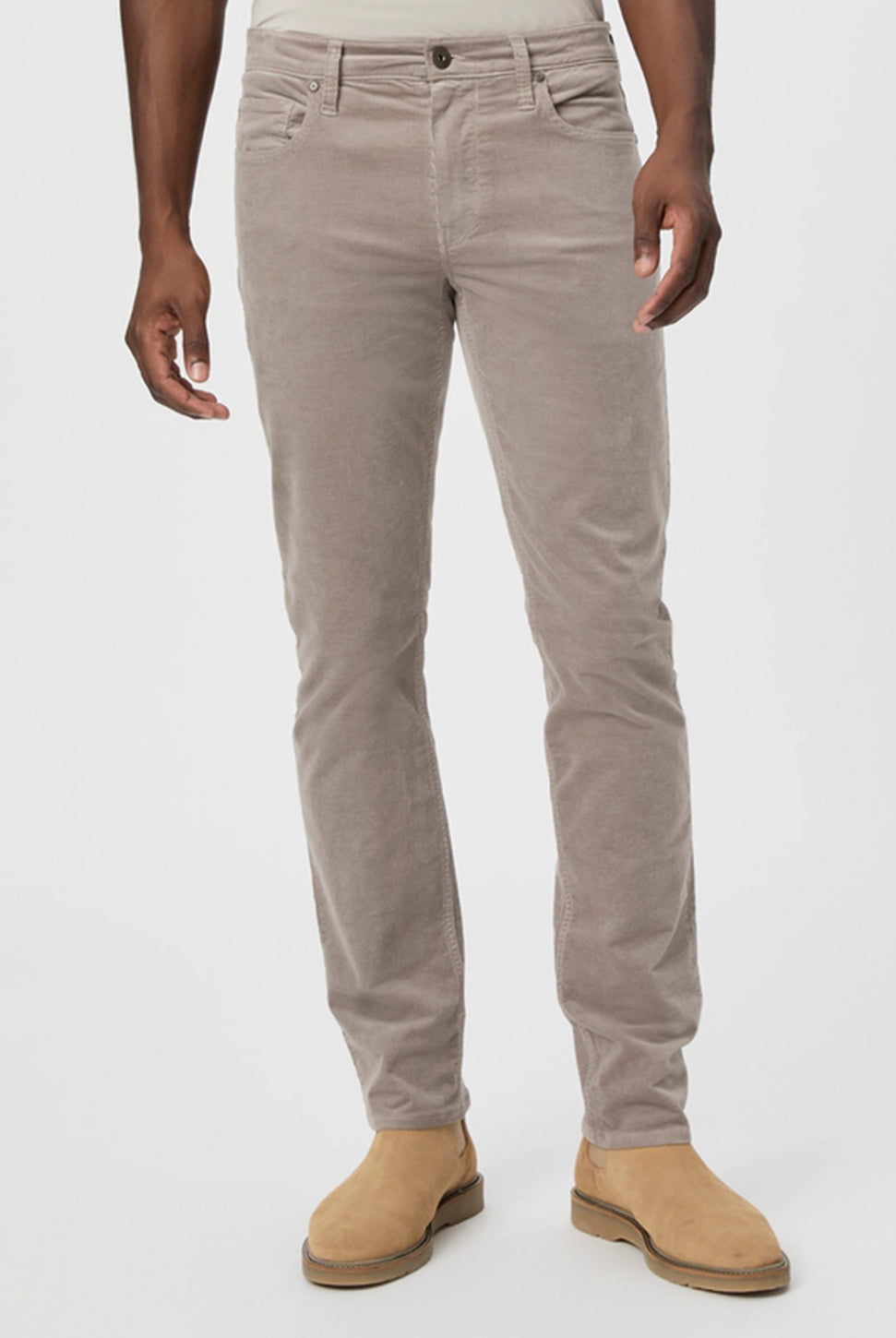 Lennox Corduroy Pant - Silver Pearl-Paige-Over the Rainbow