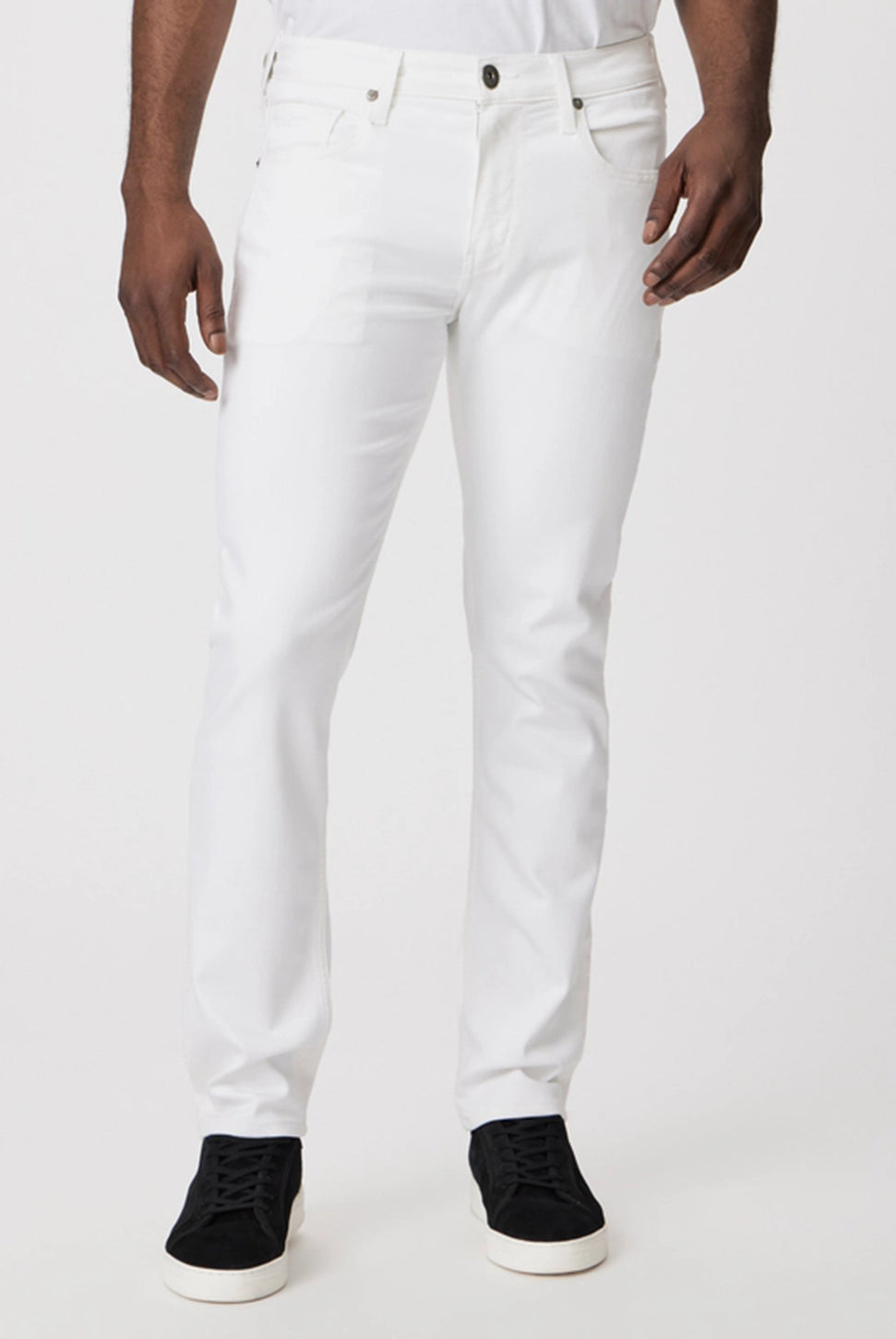 Federal Slim Straight Pant - Crisp White-Paige-Over the Rainbow