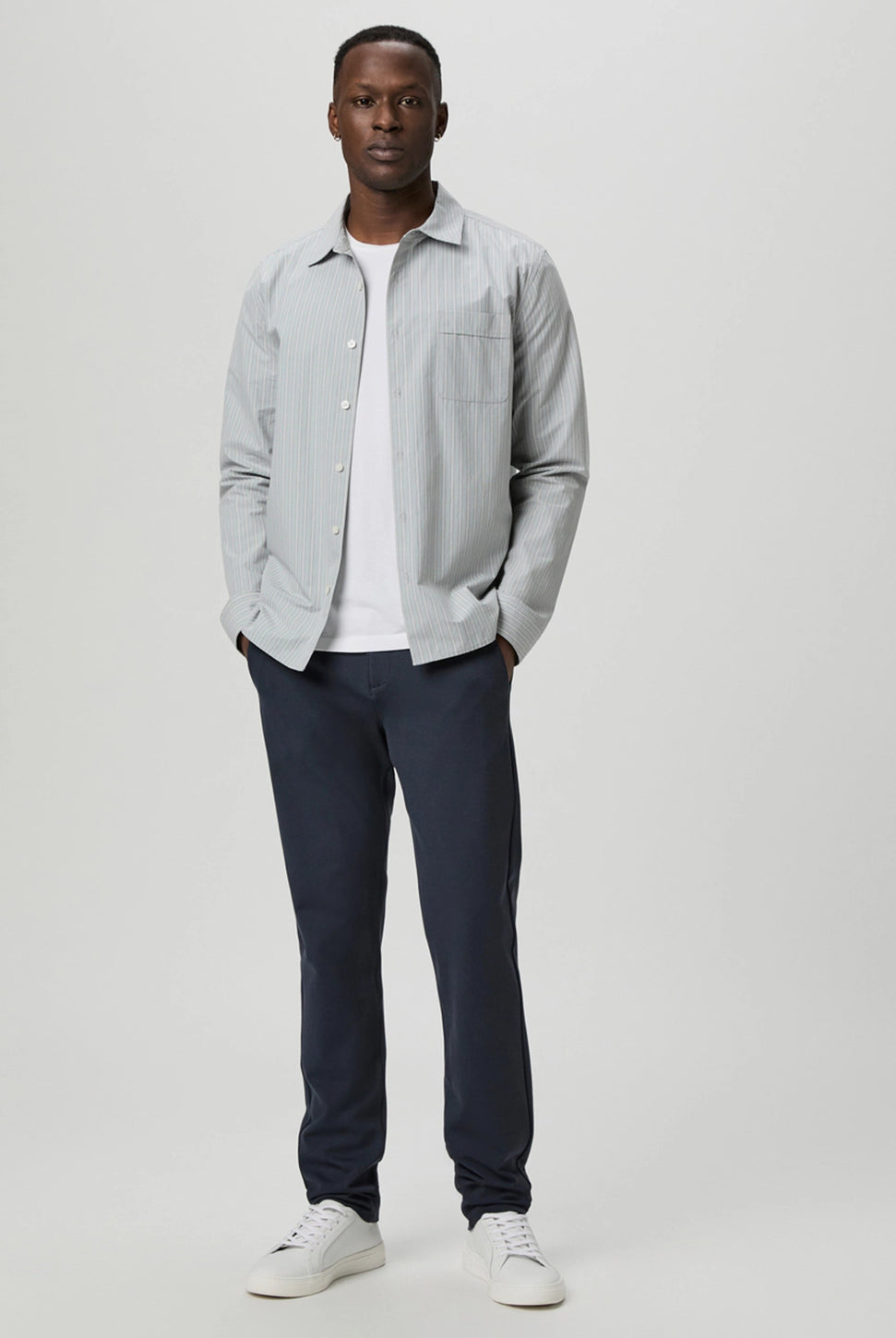 Stafford Slim Pant - Deep Anchor-Paige-Over the Rainbow