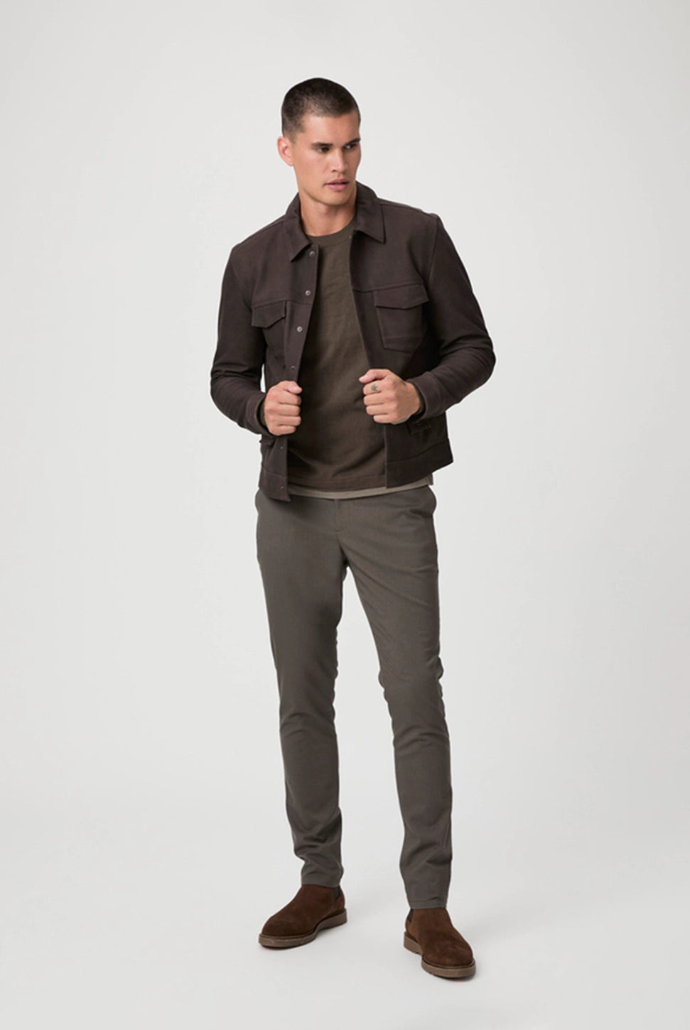 Stafford Trouser - Dark Everglade-Paige-Over the Rainbow