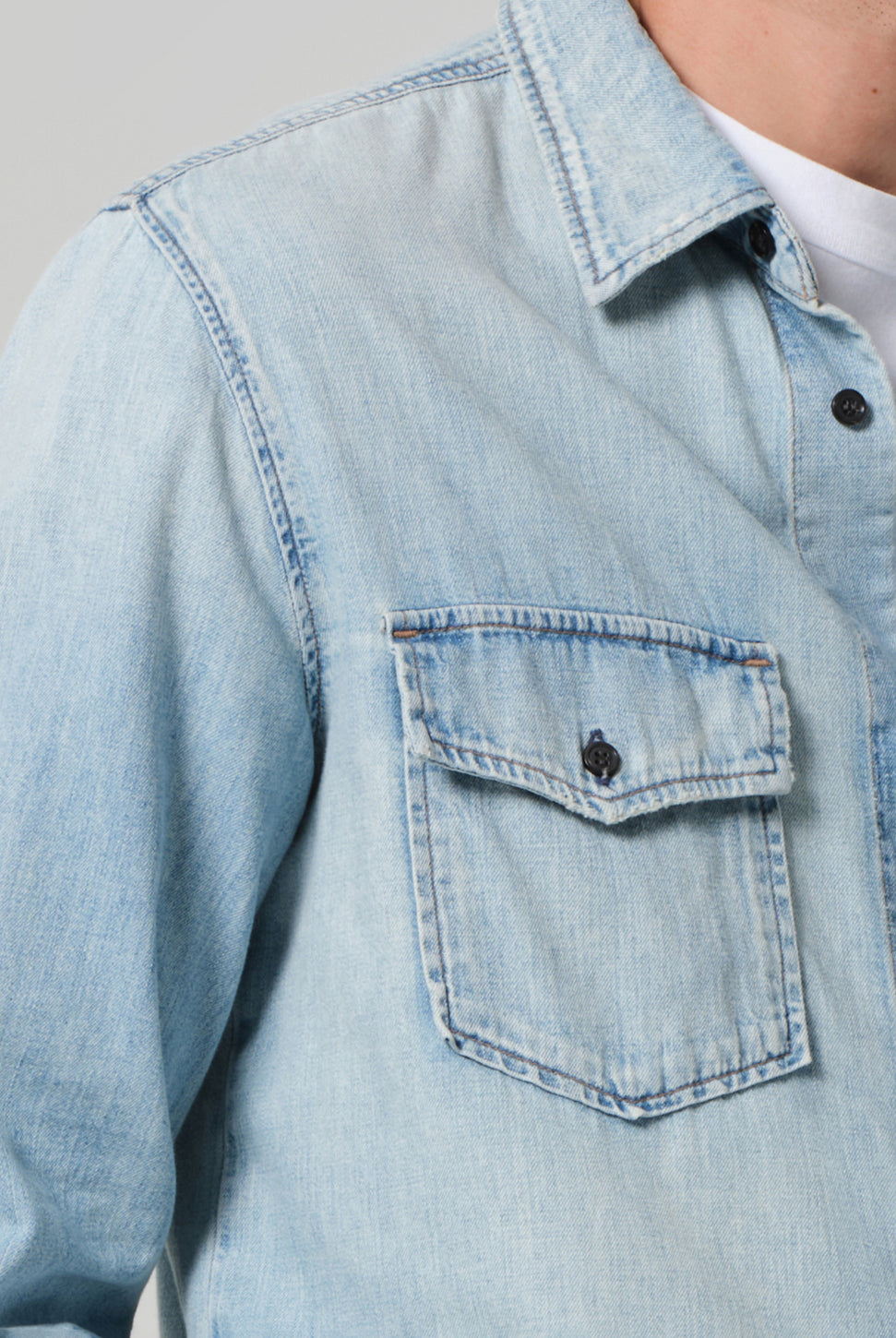 Cairo Utility Denim Shirt - Tempo-Citizens of Humanity-Over the Rainbow