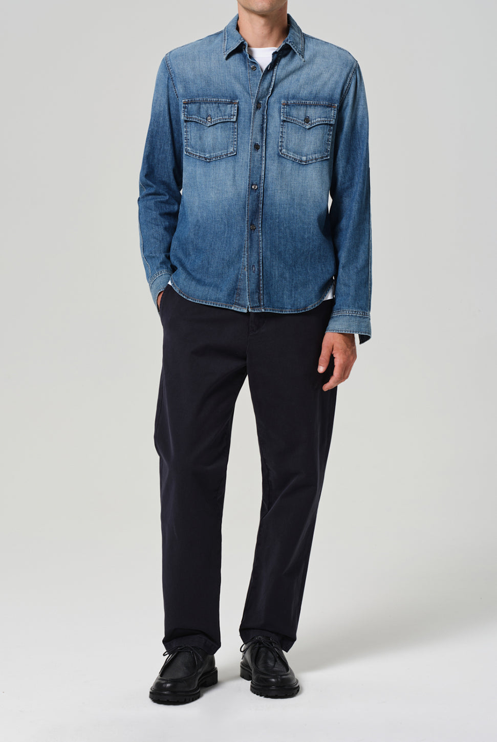 Cairo Utility Denim Shirt - Recess-Citizens of Humanity-Over the Rainbow