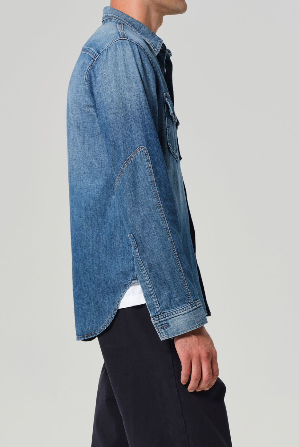 Cairo Utility Denim Shirt - Recess-Citizens of Humanity-Over the Rainbow