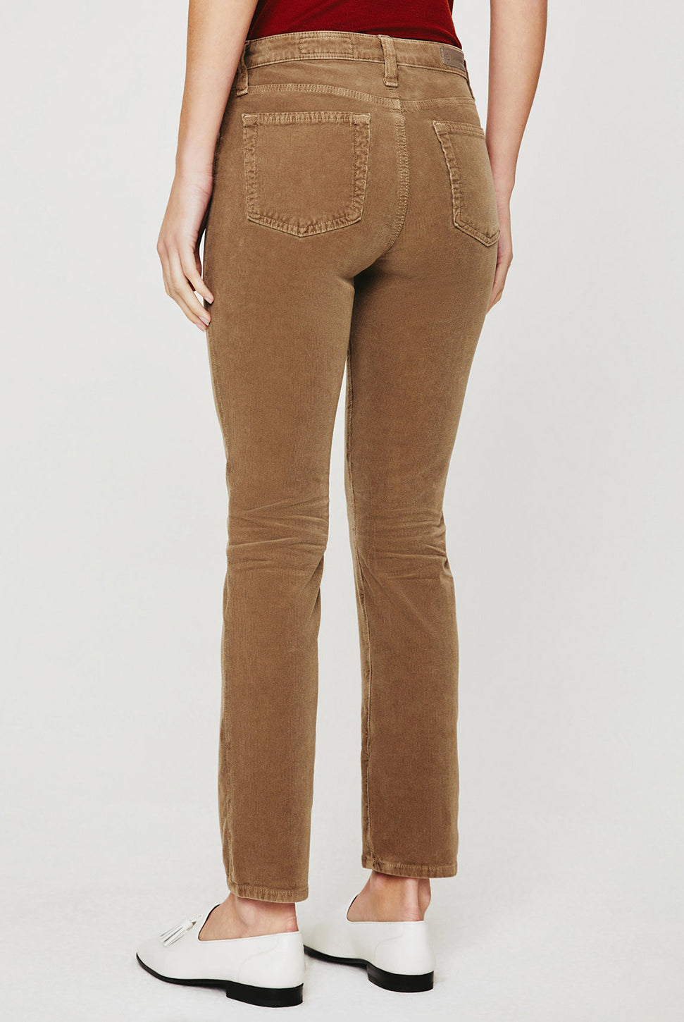 Mari Mid Rise Corduroy Pant-AG Jeans-Over the Rainbow