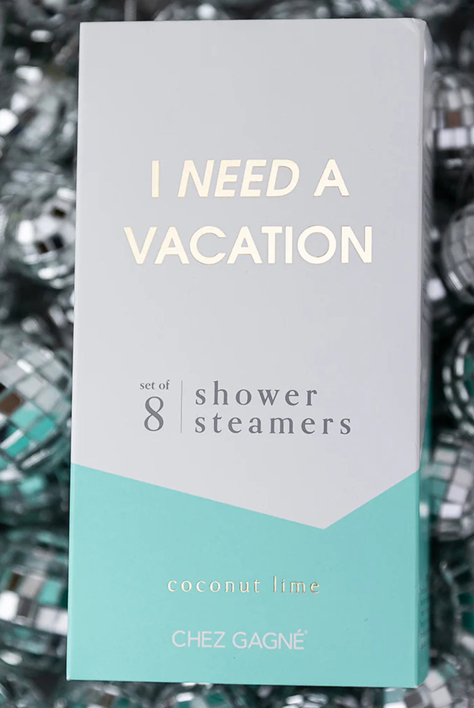 I Need A Vacation Shower Steamer Set - Coconut Lime-CHEZ GAGNE LETTERPRESS-Over the Rainbow
