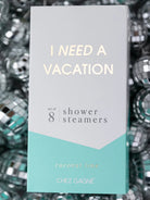 I Need A Vacation Shower Steamer Set - Coconut Lime-CHEZ GAGNE LETTERPRESS-Over the Rainbow