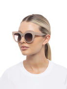 Air Heart Sunglasses - Oatmeal-LE SPECS-Over the Rainbow