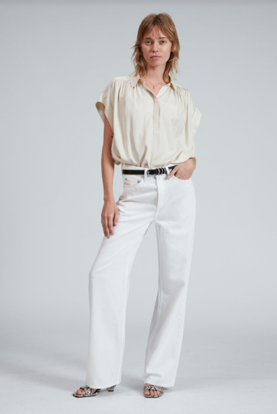 Featherweight Logan Jean - Optic White-RAG + BONE-Over the Rainbow