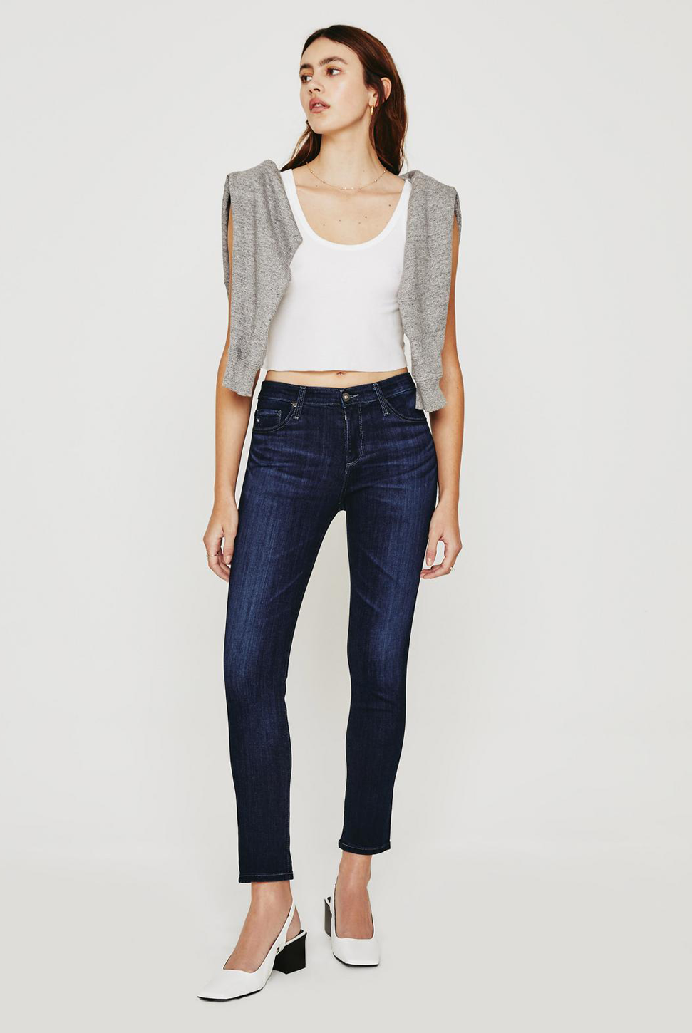 Prima Mid Rise Cigarette Jean - Concord-AG Jeans-Over the Rainbow