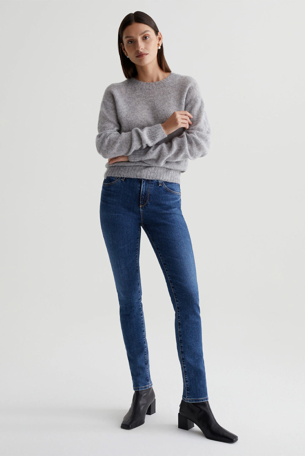 Prima Mid Rise Cigarette Jean - VP Goldrush-AG Jeans-Over the Rainbow