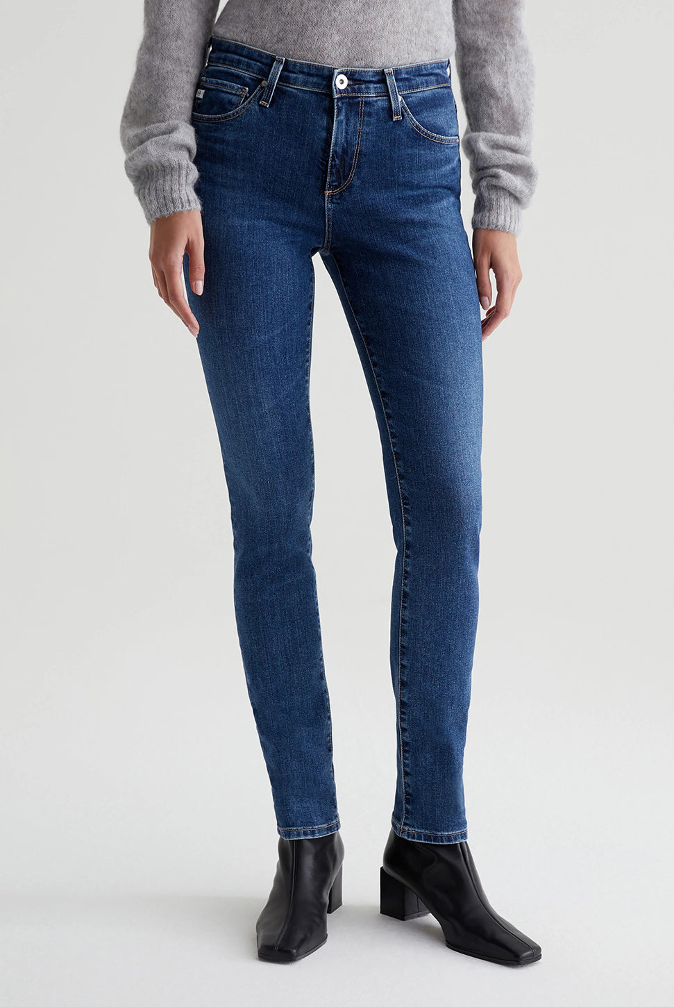 Prima Mid Rise Cigarette Jean - VP Goldrush-AG Jeans-Over the Rainbow