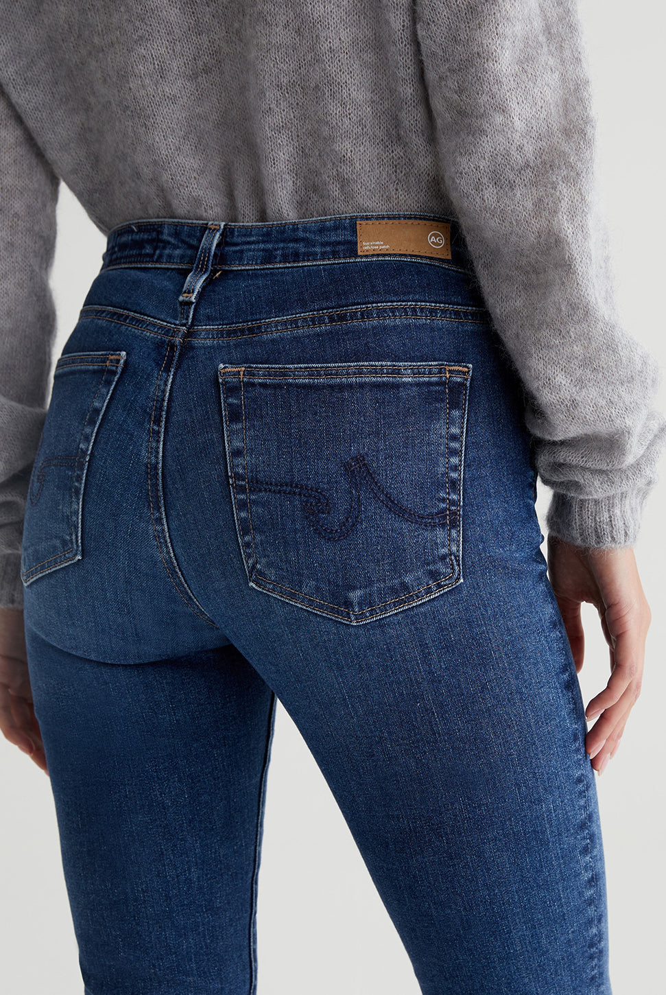 Prima Mid Rise Cigarette Jean - VP Goldrush-AG Jeans-Over the Rainbow