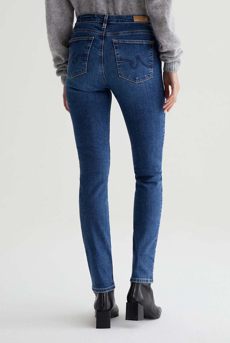 Prima Mid Rise Cigarette Jean - VP Goldrush-AG Jeans-Over the Rainbow