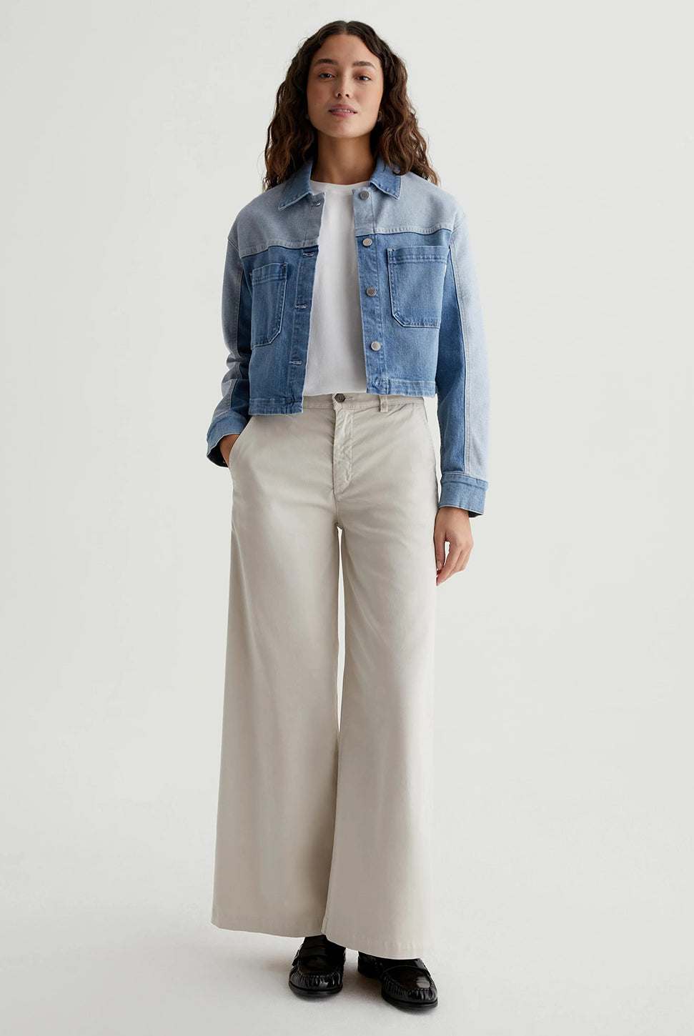 Caden Straight Trouser - Pumice-AG Jeans-Over the Rainbow