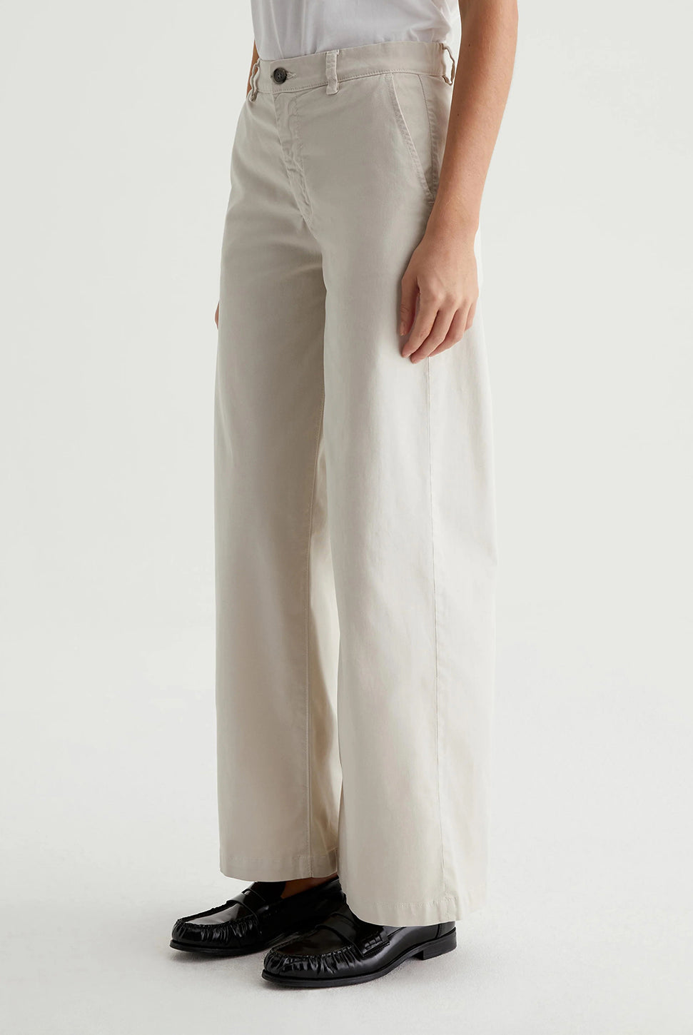Caden Straight Trouser - Pumice-AG Jeans-Over the Rainbow