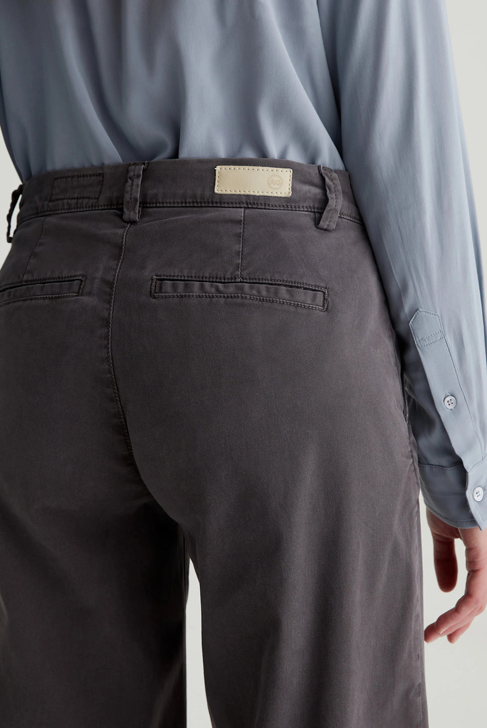 Caden Straight Trouser - Sulfur Misty Grey-AG Jeans-Over the Rainbow